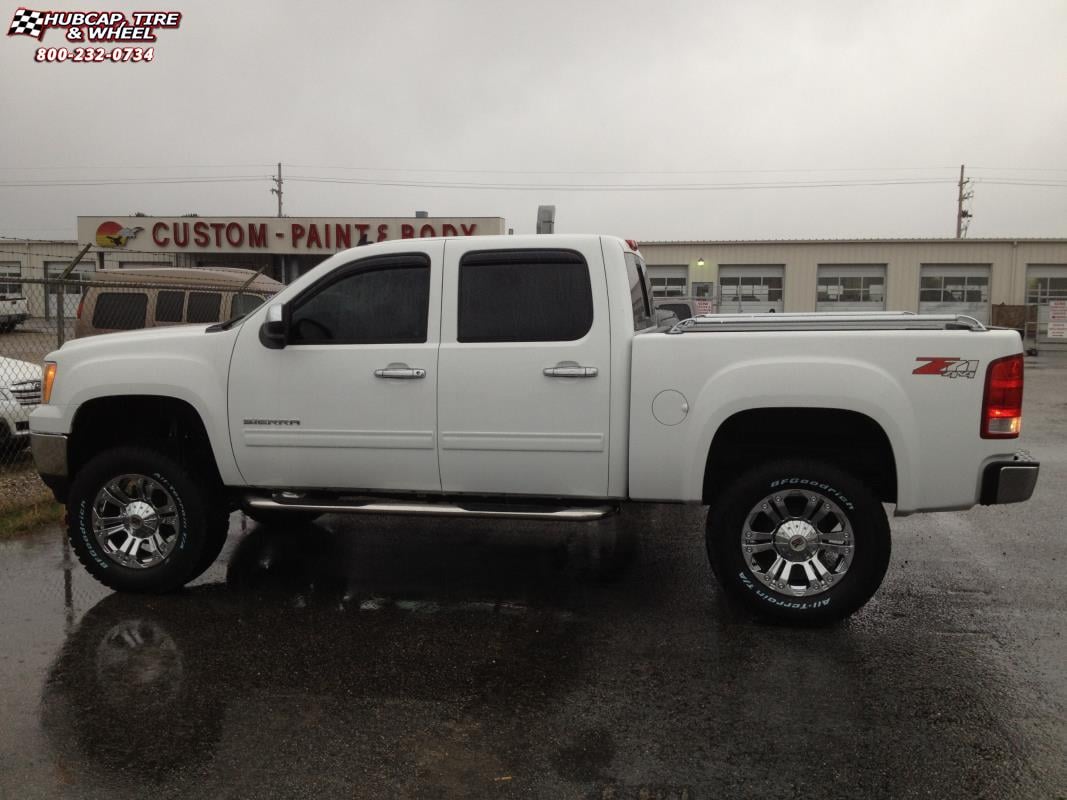 vehicle gallery/chevrolet silverado 1500 xd series xd778 monster x  Chrome wheels and rims